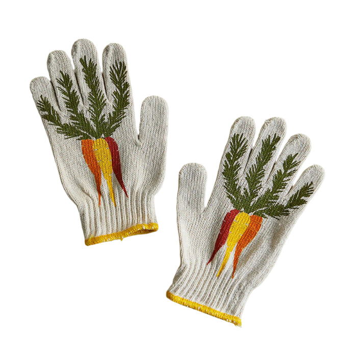SALE Heirloom Carrots Gardening Gloves by My Little Belleville