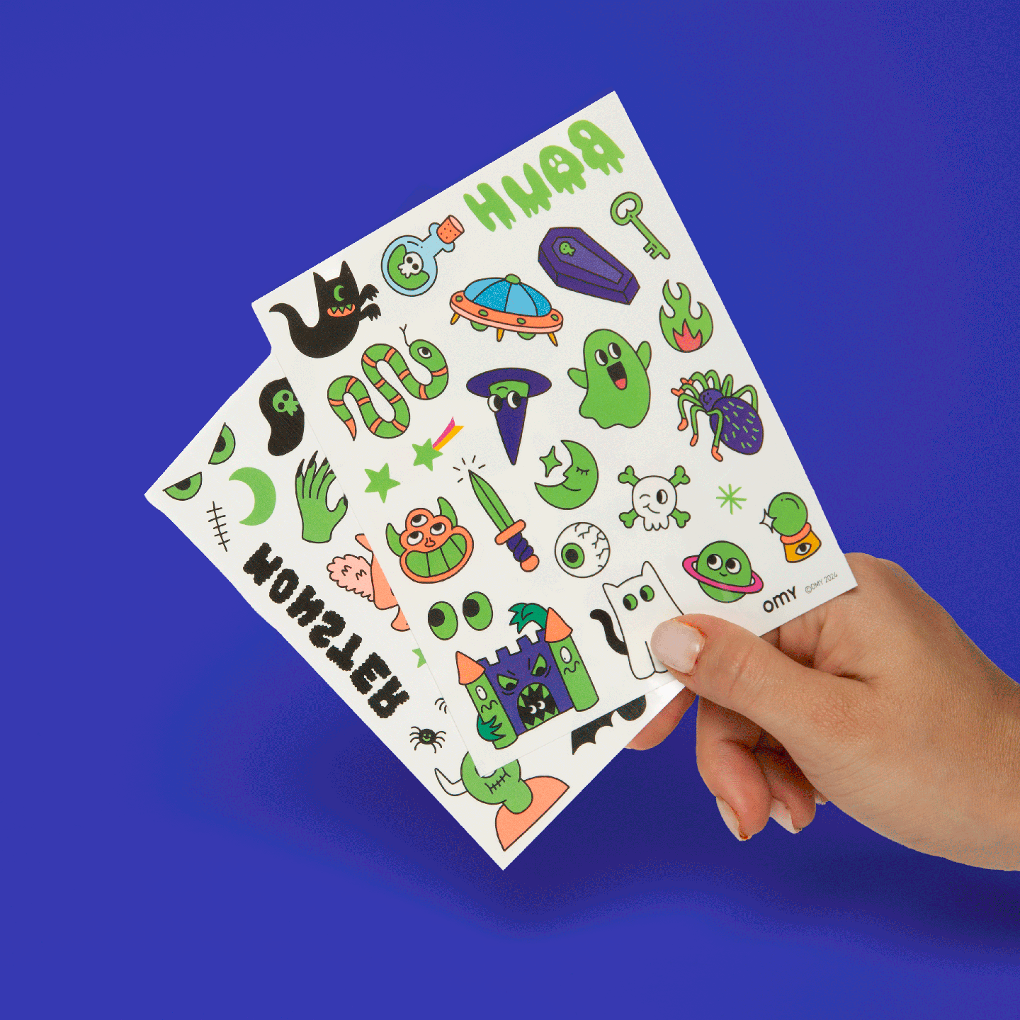 Glow in the Dark Halloween Tattoos