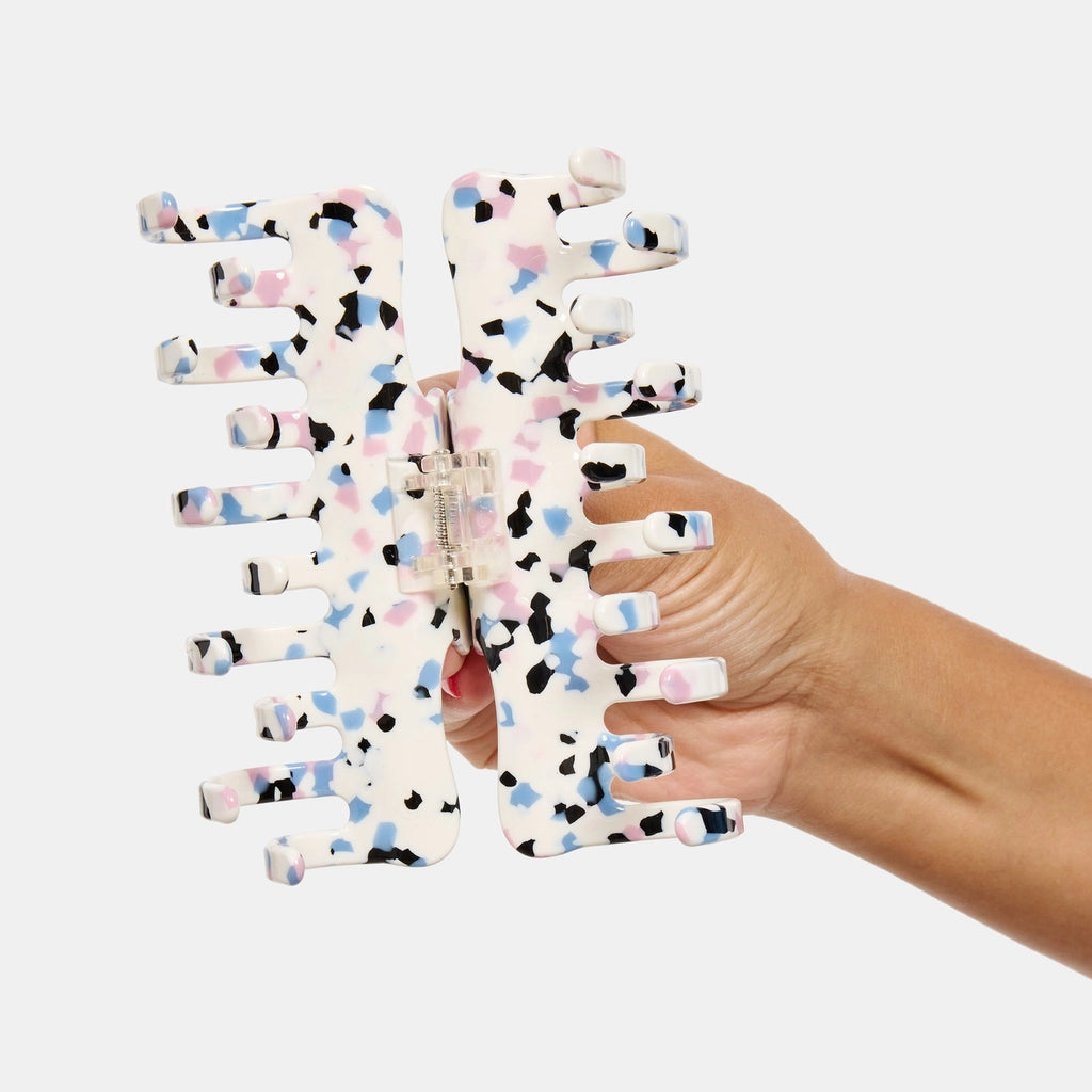 Jojo Hair Claw in Large Terrazzo by Chunks