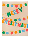 Merry Christmas Banner Greeting Card by Alphabet Studios