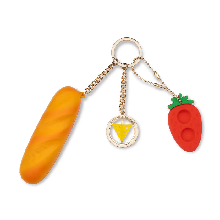Life's a Picnic Fidget Keychain by ban.do