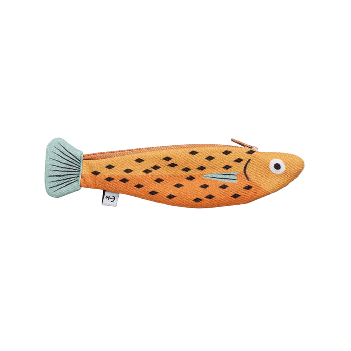 Small Whiting Orange Keychain Purse by Don Fisher