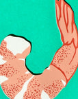 Shrimp Sticker by Alphabet Studios