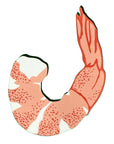 Shrimp Sticker by Alphabet Studios