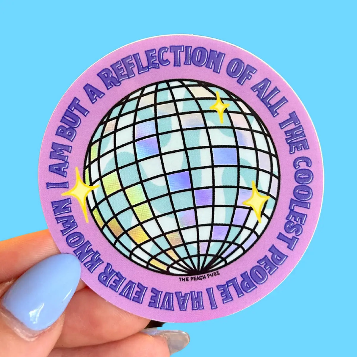 Reflection of the Coolest People I Know Sticker