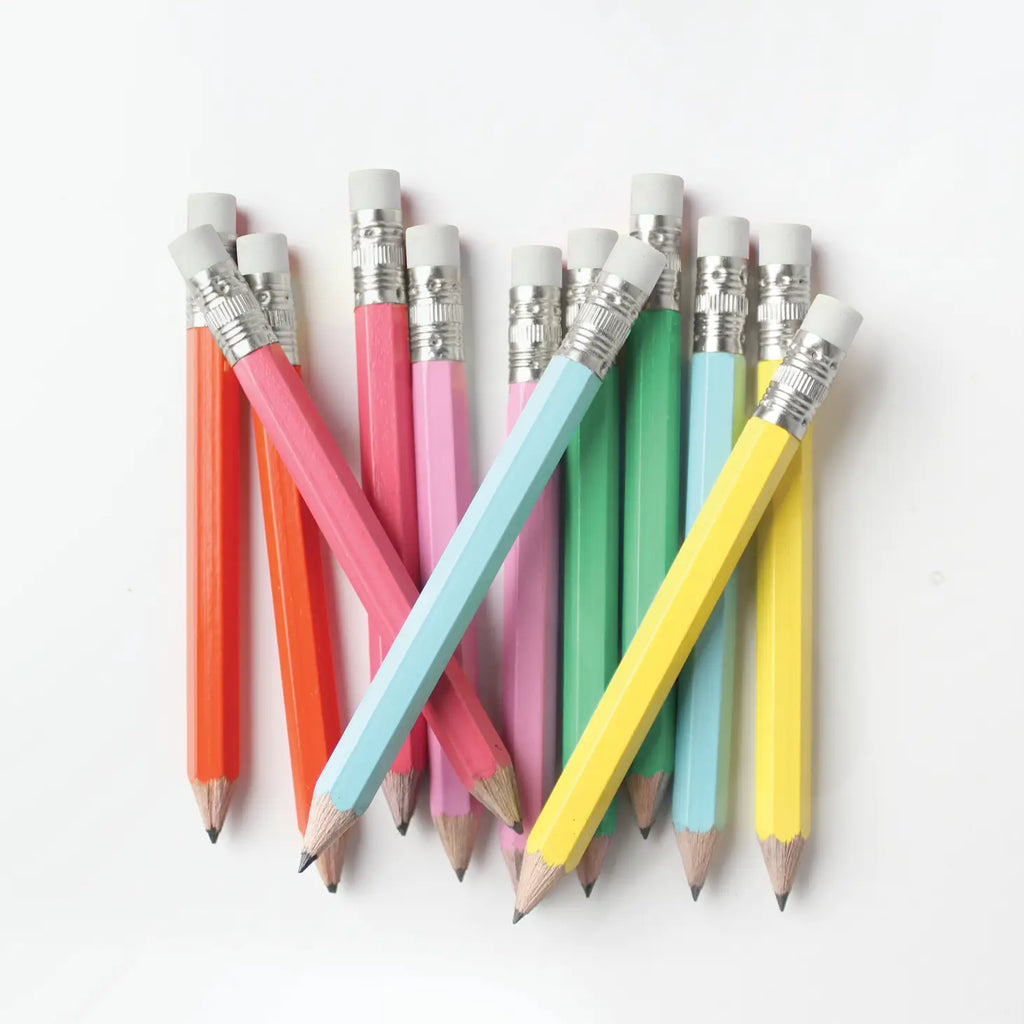Rainbow Mini Pencils by Inklings Paperie