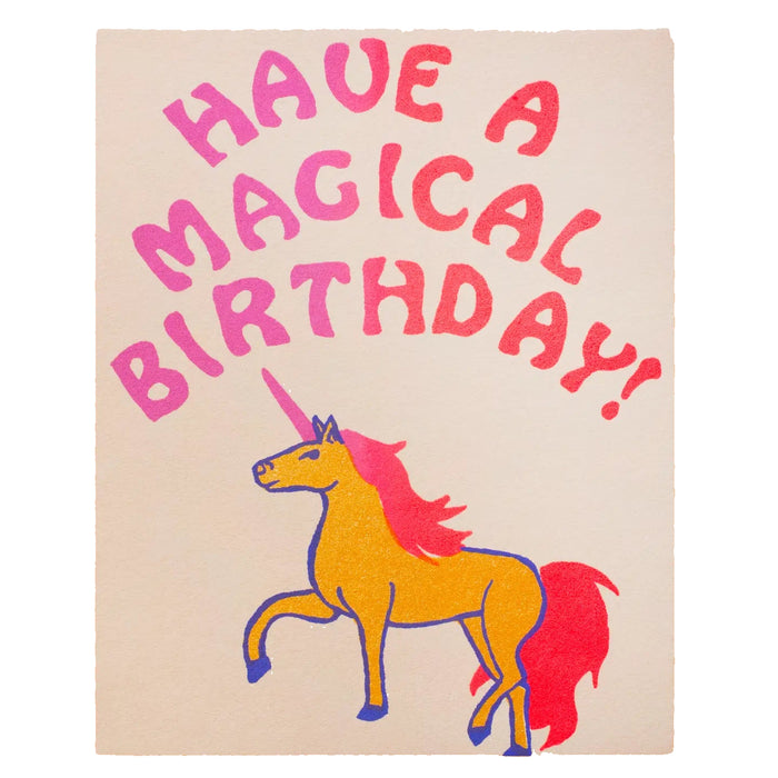 Magical Birthday Greeting Card by Alphabet Studios
