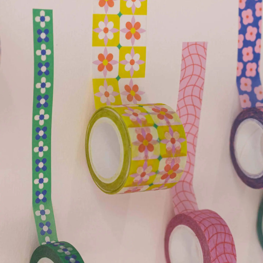 Flower Tiles 30mm Wide Washi Tape by My Darlin'