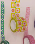 Flower Tiles 30mm Wide Washi Tape by My Darlin'