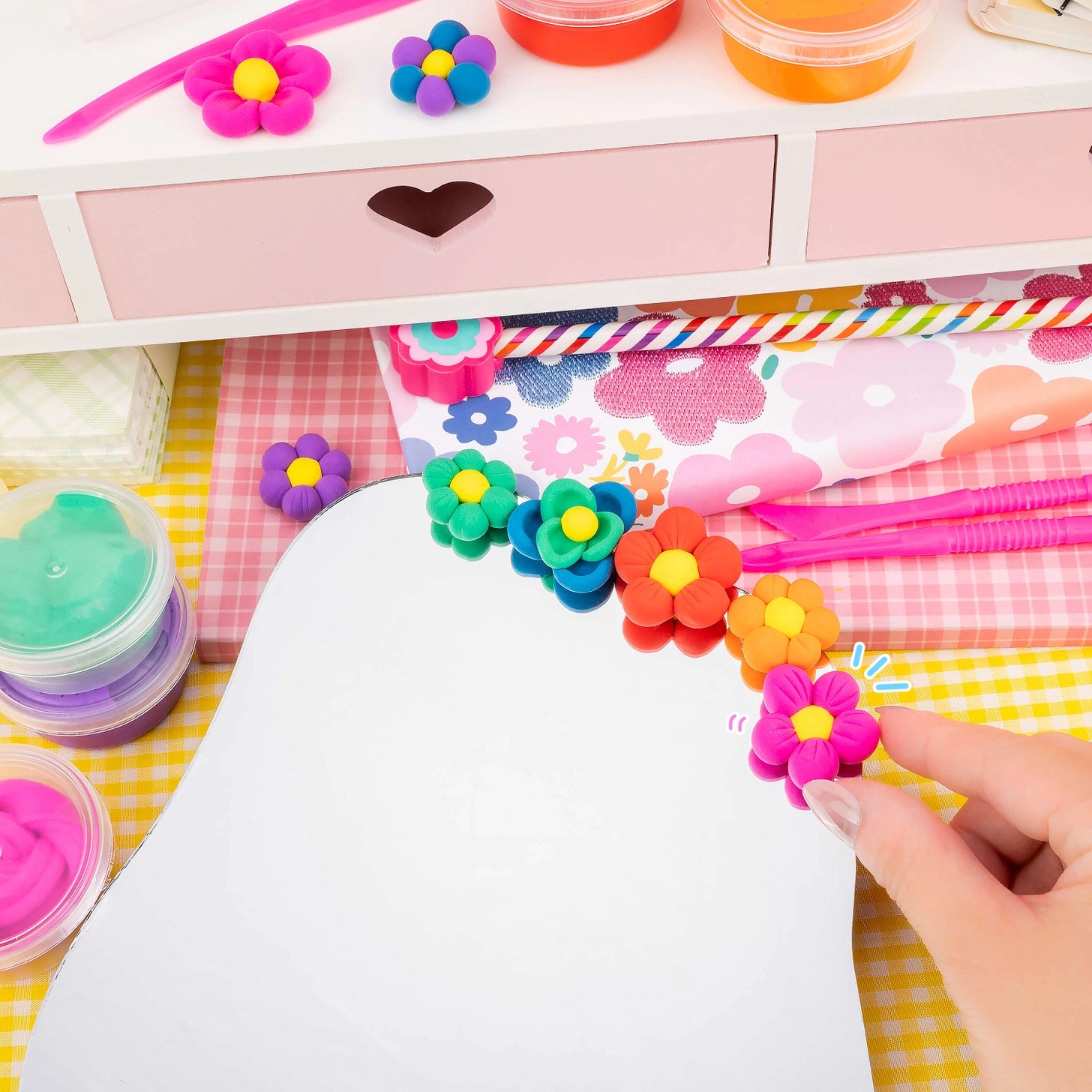 Creative Creator DIY Flower Mirror