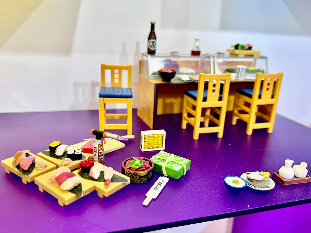 Sushi Restaurant Miniature Blind Box by Re-Ment