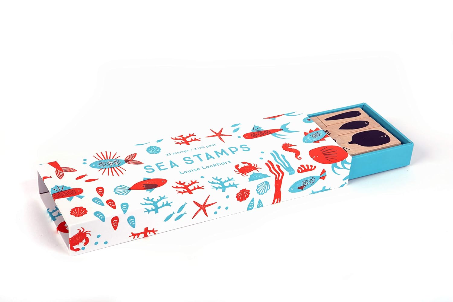 Sea Stamps (25 Rubber Stamps-Two Ink Colors)