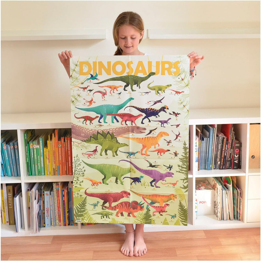 Dinosaurs Discovery Sticker Activity Poster by Poppik