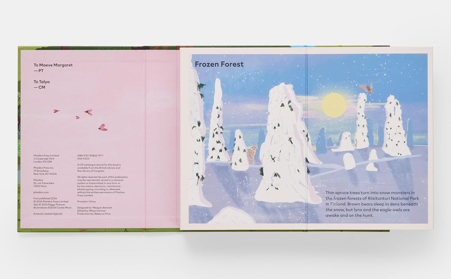 A Family of Trees: My First Book of Forests by Peggy Thomas &amp; Cookie Moon