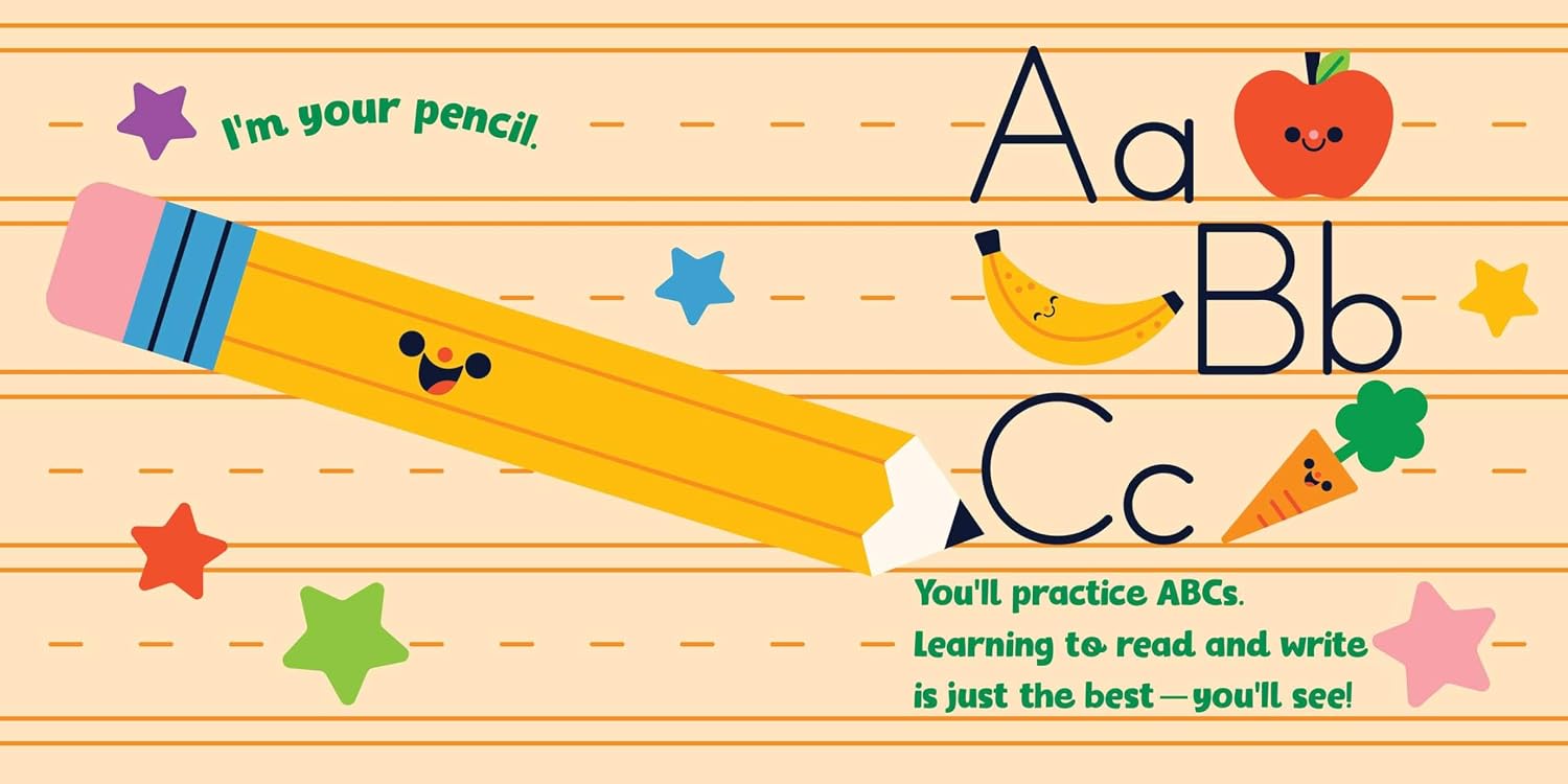 Hello, Crayons!: And Other School Friends Board Book by Hannah Eliot &amp; Anna Clark &amp; Daniel Clark