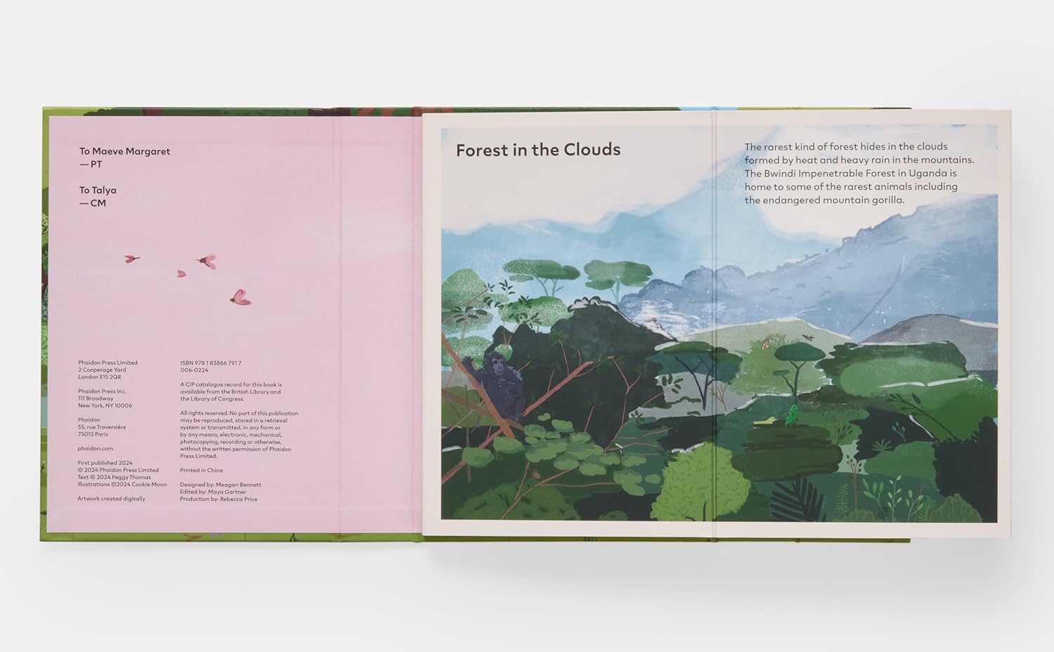 A Family of Trees: My First Book of Forests by Peggy Thomas &amp; Cookie Moon