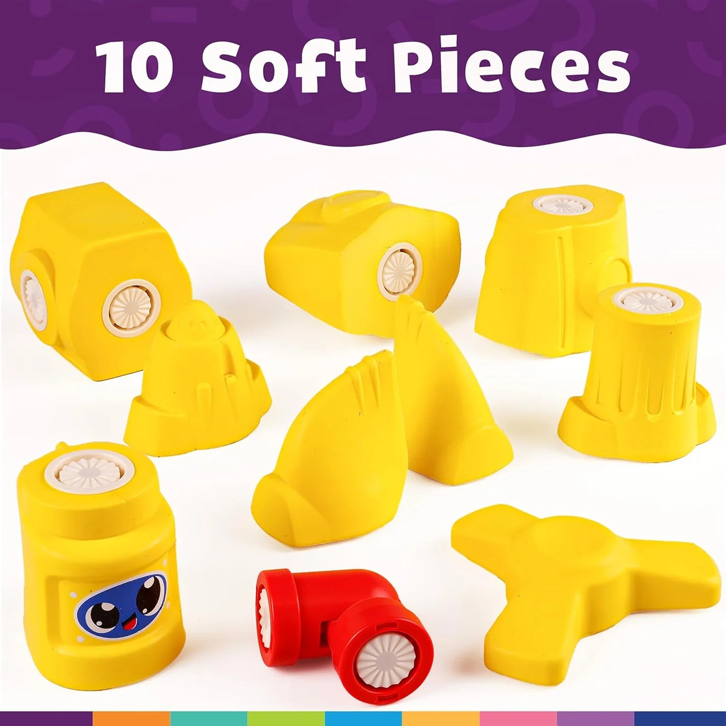 Submarine Bath Toy Set Magnetic Foam Blocks