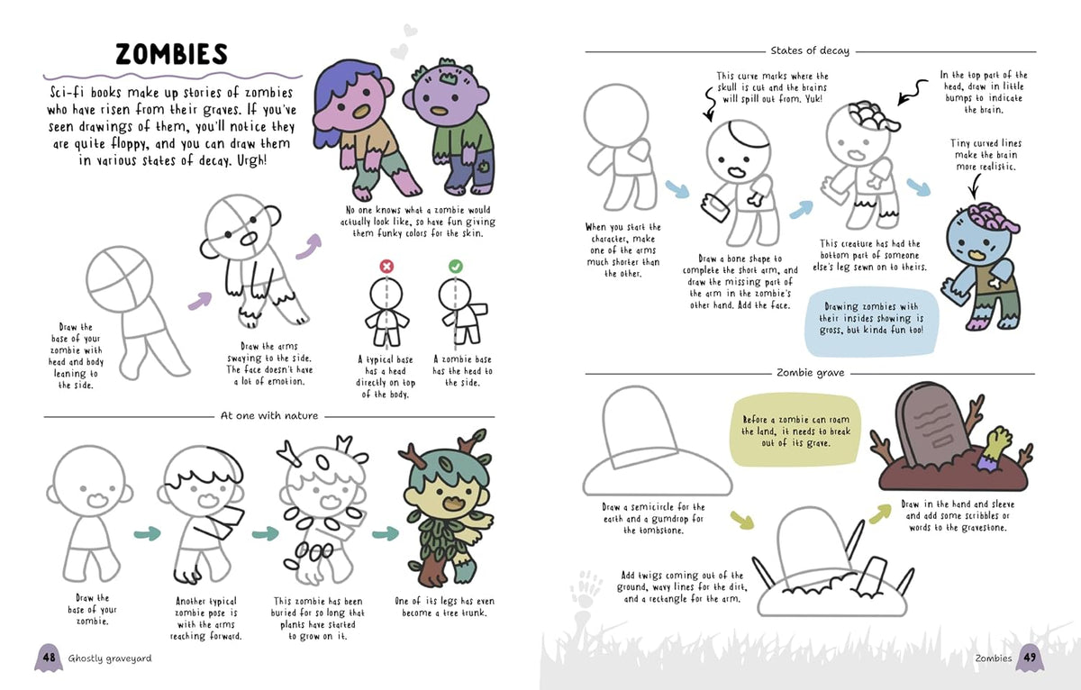 How To Draw Cute Spooky Stuff by Angela Nguyen