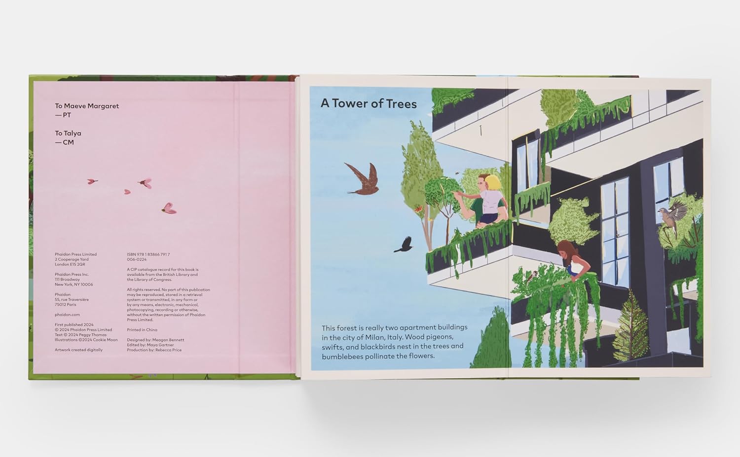 A Family of Trees: My First Book of Forests by Peggy Thomas &amp; Cookie Moon