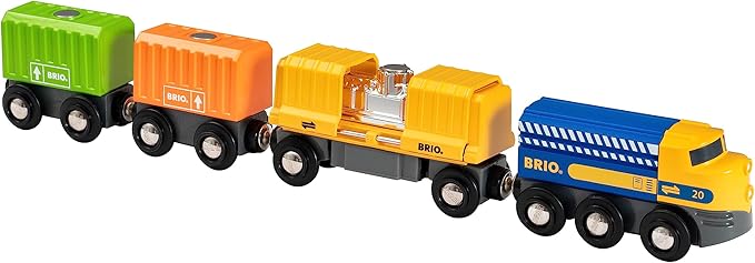 Three Wagon Cargo Train