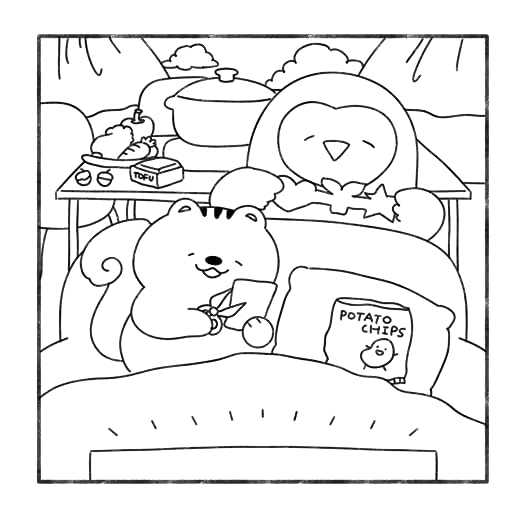 Cozy Charm Coloring Book