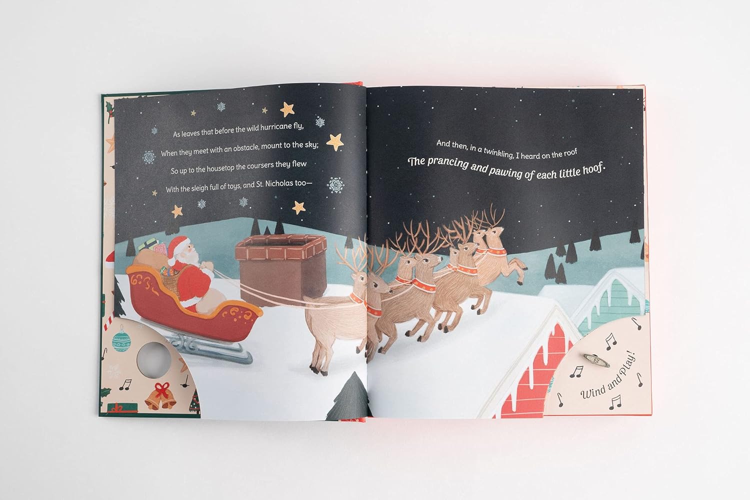 SALE Stories from the Music Box: 'Twas the Night Before Christmas by Clement C. Moore &amp; Raquel Martin