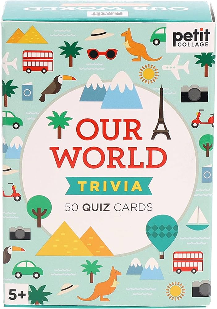 Our World Trivia Cards by Petit Collage