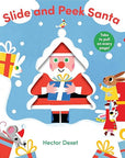 Slide and Peek Santa Board Book by Hector Dexet