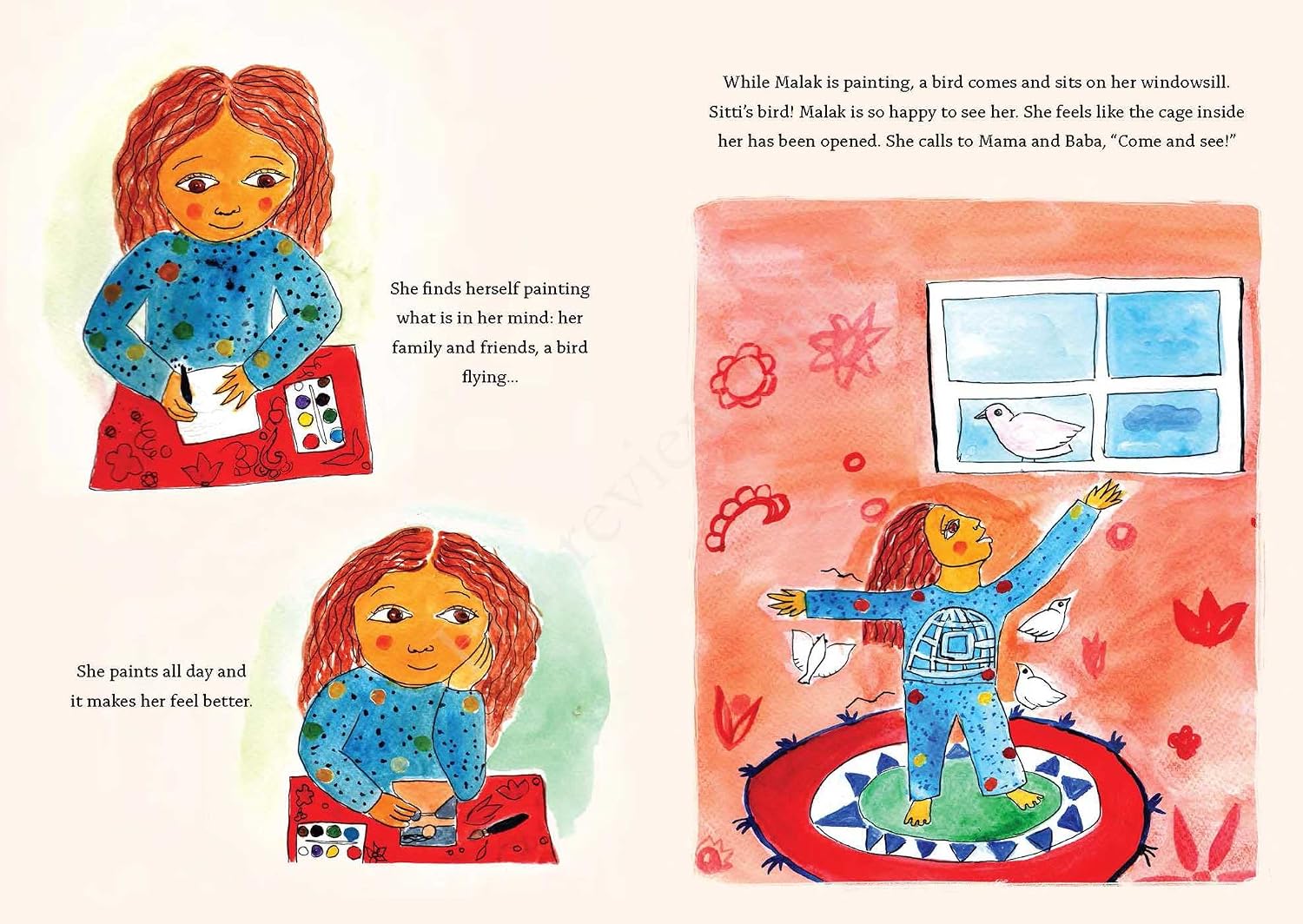 Sitti's Bird: A Gaza Story Book by Malak Mattar
