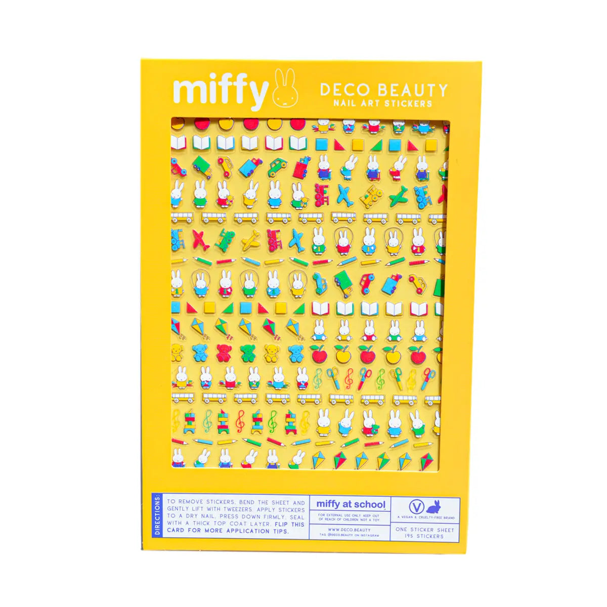 Miffy At School Nail Stickers by Deco Beauty