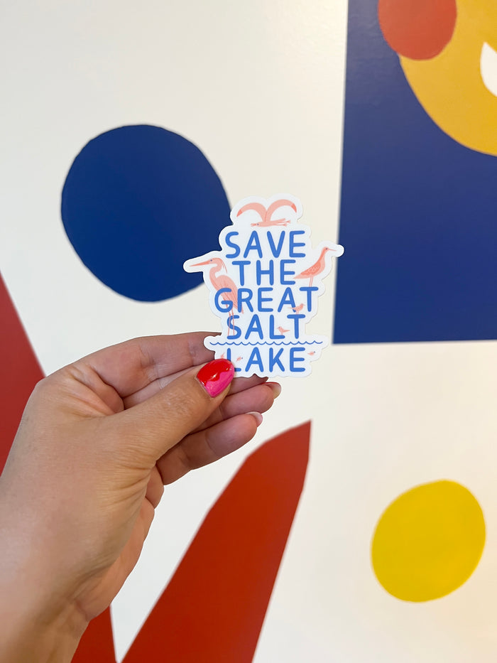 Mochi Kids x Brooke Smart Save the Great Salt Lake Vinyl Sticker