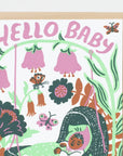 Hello Baby Bassinet Purple by Egg Press