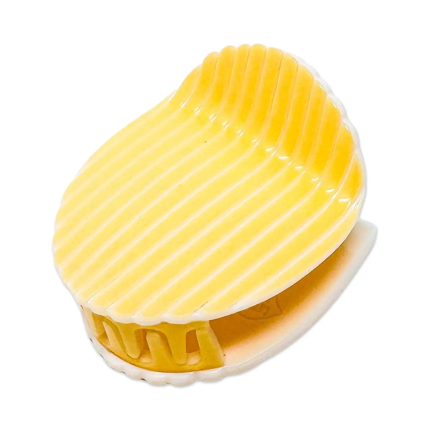 Ruffle Chip Hair Claw by Jenny Lemons