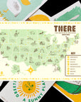 United States Road Trip Interactive Travel Map & Postcards