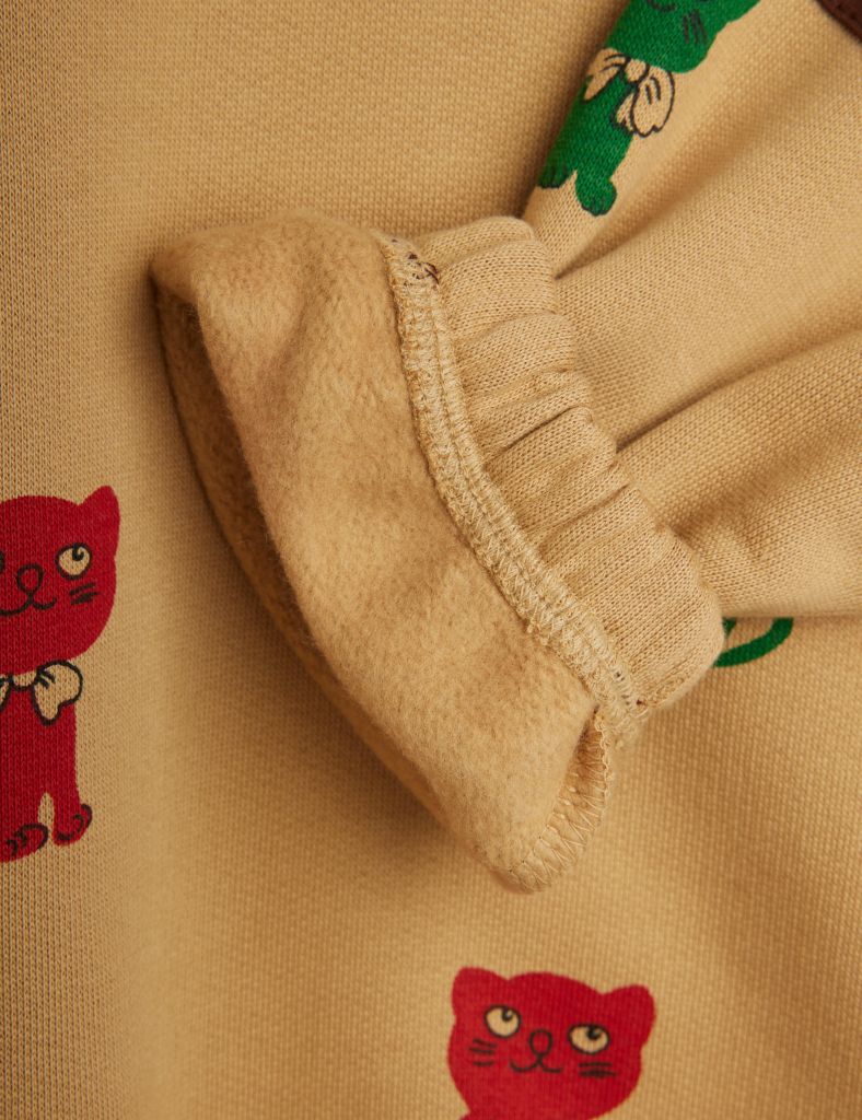 Kittens All Over Stripes Sweatshirt
