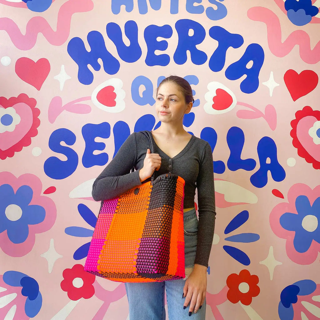 Rad Tall Tote by El Cholo's Kid