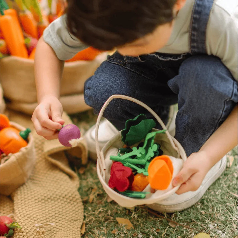 Fresh Veggie Basket Play Set