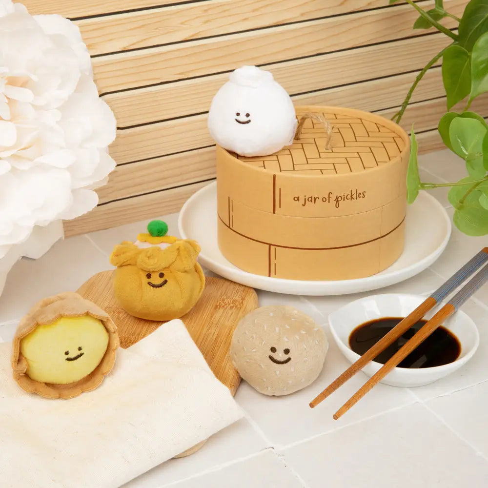 Mini Dim Sum Plushie Set by A Jar Of Pickles