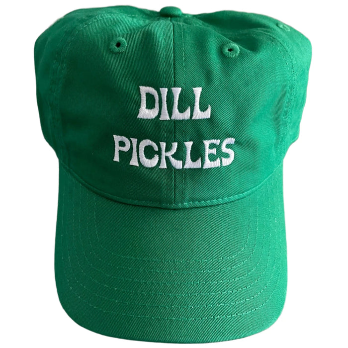 Dill Pickle Foodie Adult Dad Hat  by The Silver Spider