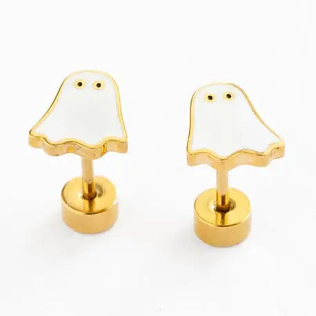 Ghost Stud Earrings