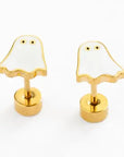 Ghost Stud Earrings