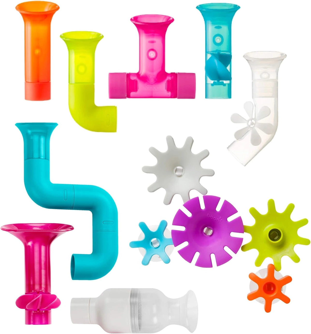 Pipes &amp; Cogs &amp; Tubes Bath Toy Bundle 13pcs Set