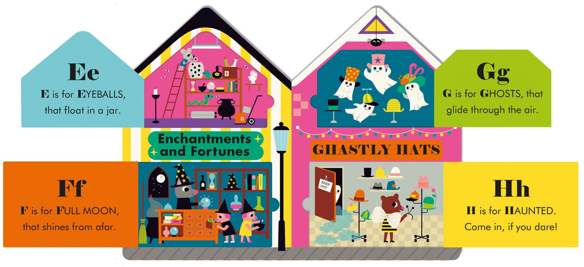 Halloween Street: A Fold-Out, Lift-The-Flap Abc Book! by Jonathan Emmett &amp; Ingela P. Arrhenius