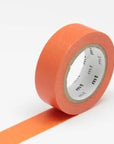 Matte Orange Washi Tape by MT Kamoi Kakoshi