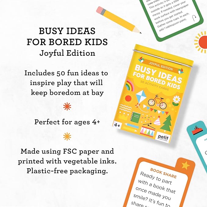 Busy Ideas For Bored Kids Joyful Edition By Petit Collage