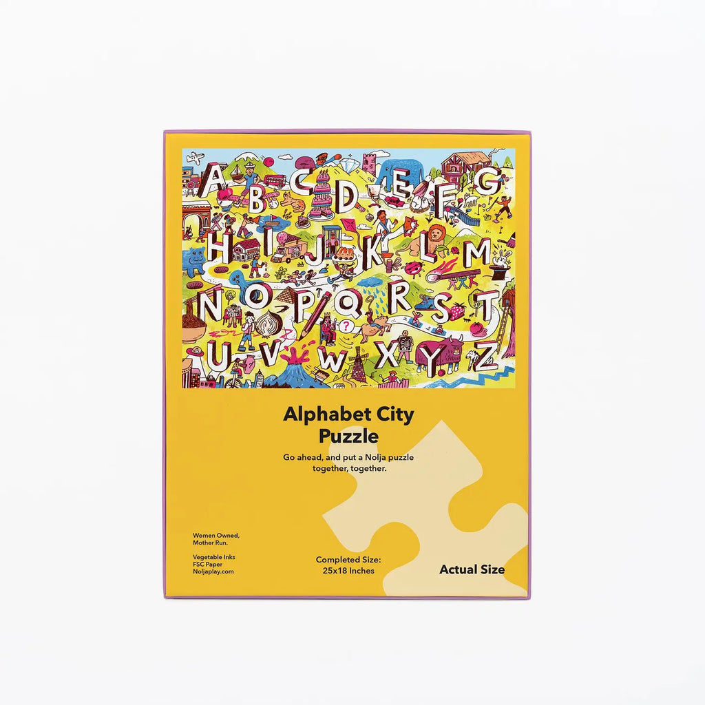 Alphabet City Puzzle - 36 Extra Large Pieces by Nolja Play
