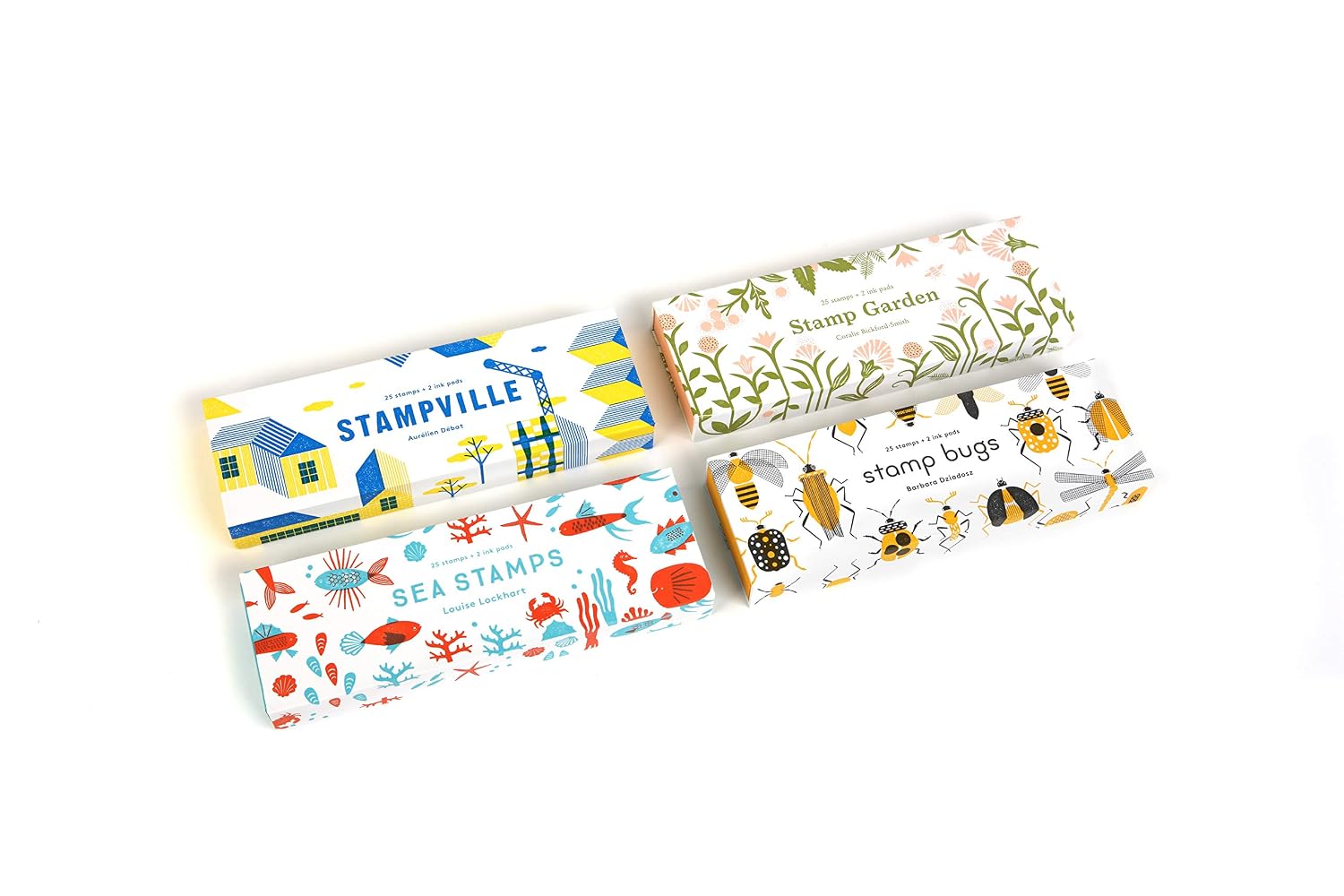 Sea Stamps (25 Rubber Stamps-Two Ink Colors)