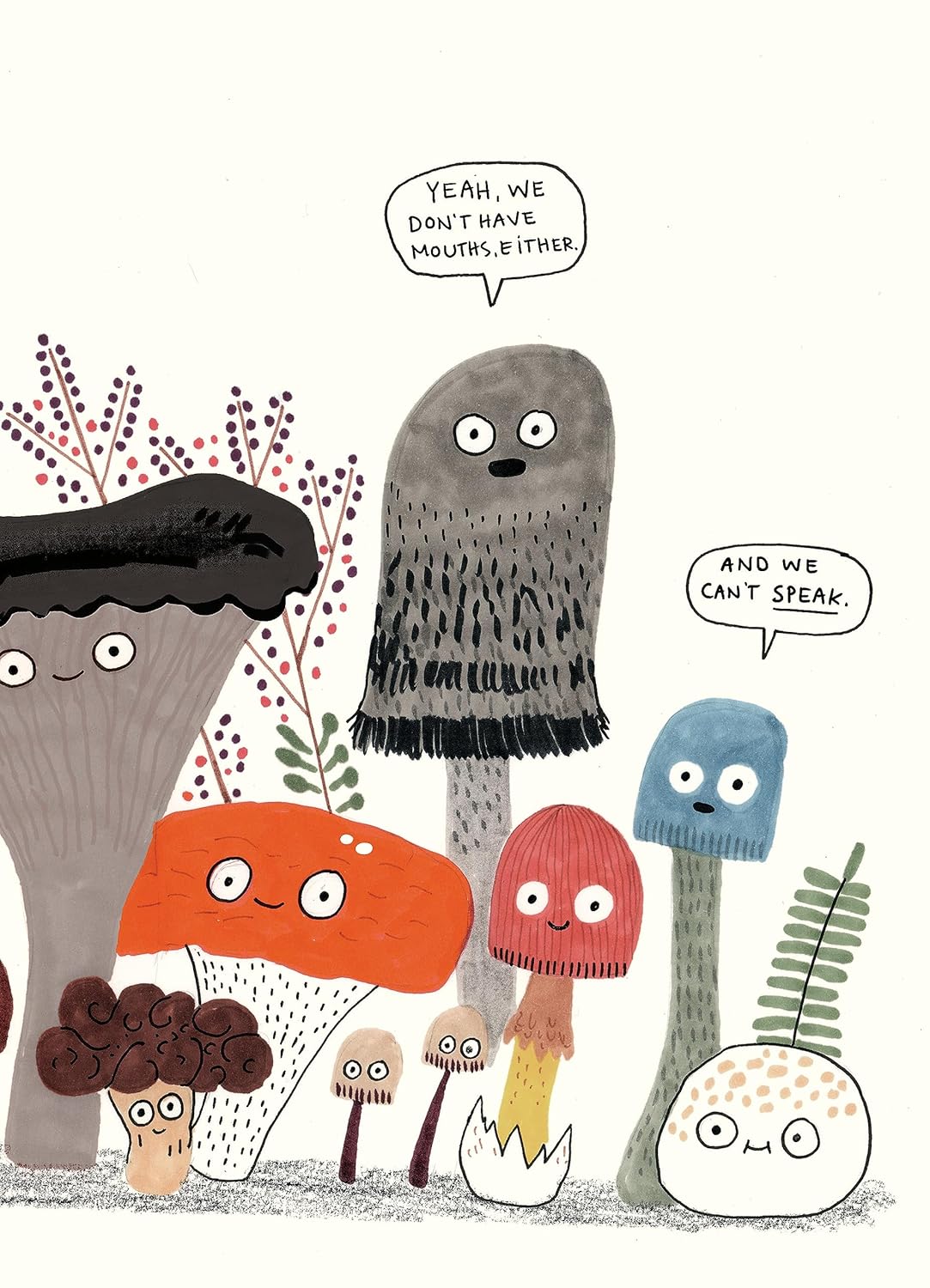 The Mushroom Fan Club Hardcover Book by Elise Gravel