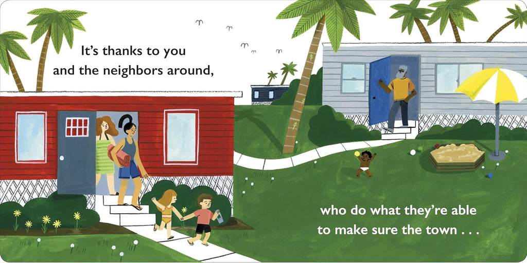 We Share This Neighborhood Board Book by Dan Saks and Brooke Smart