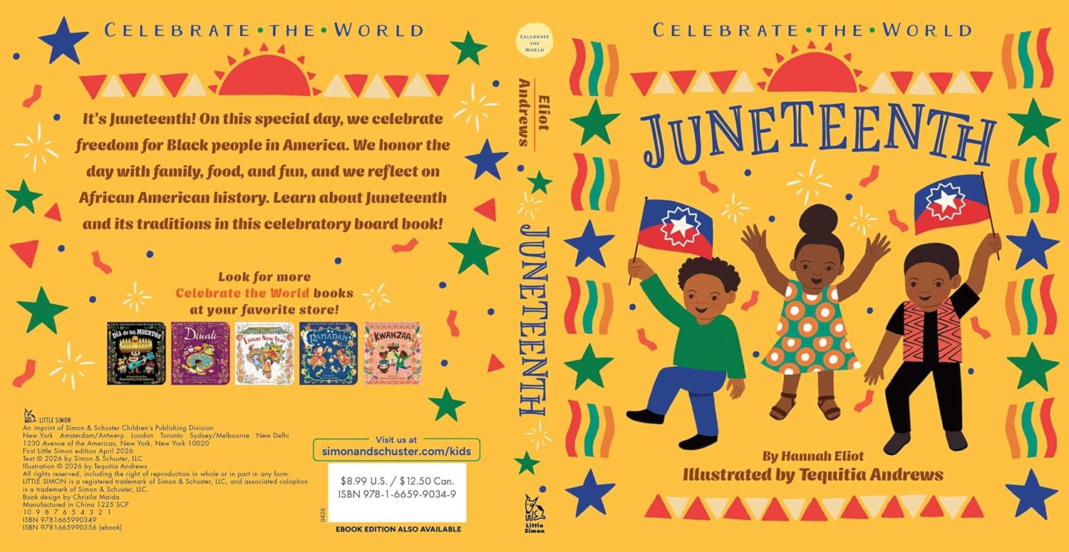 Juneteenth Board Book by Hannah Eliot &amp; Tequitia Andrews
